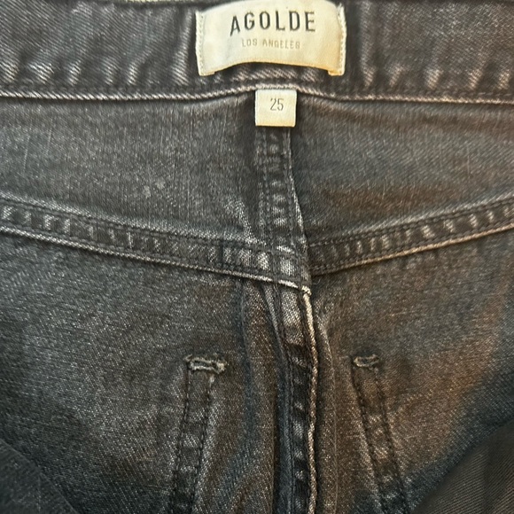 Agolde Black Distressed Jeans - Picture 4 of 5
